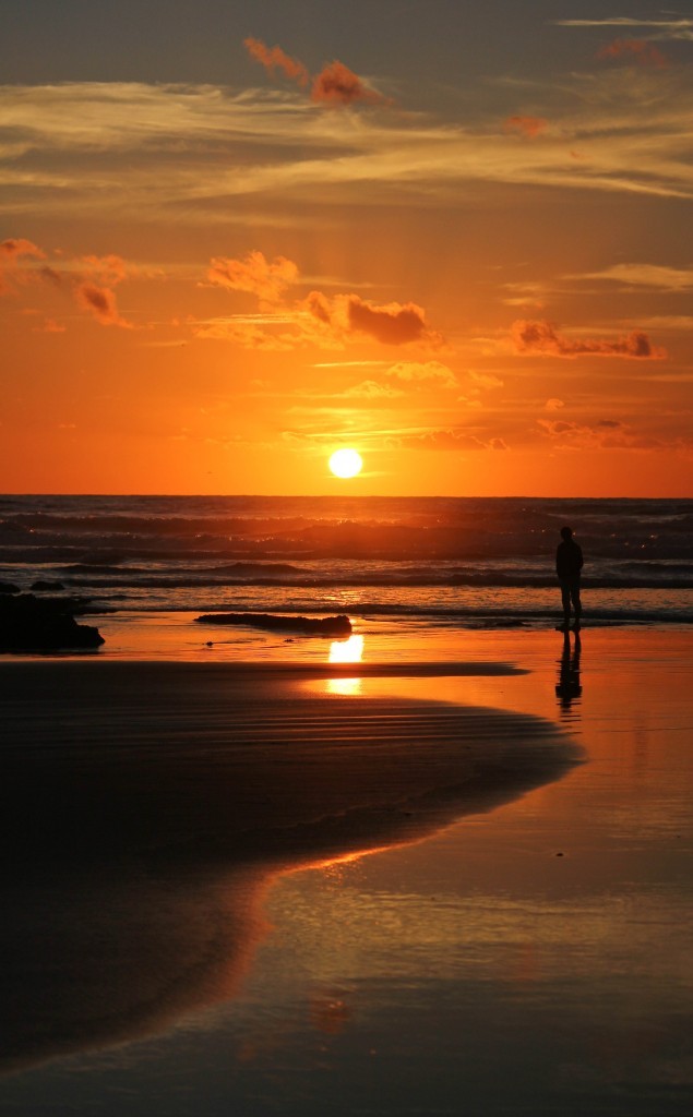 Coucher de soleil sur la côte basque Coucher de soleil cote basque