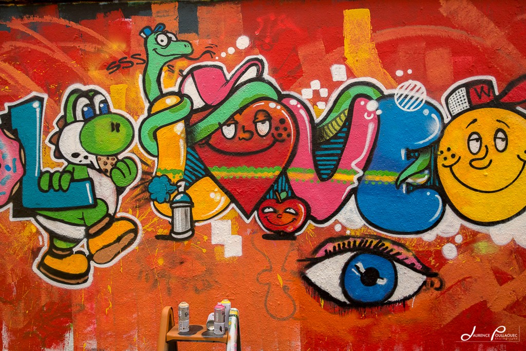 Graff à l’école d’art de Bayonne