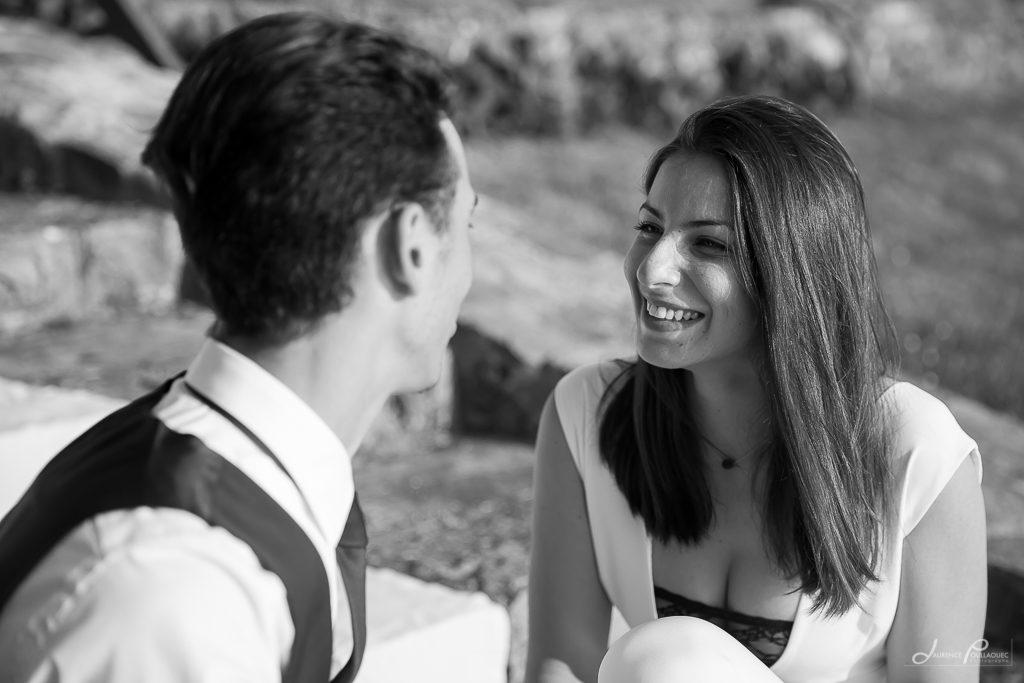 seance engagement couple photographe bidart