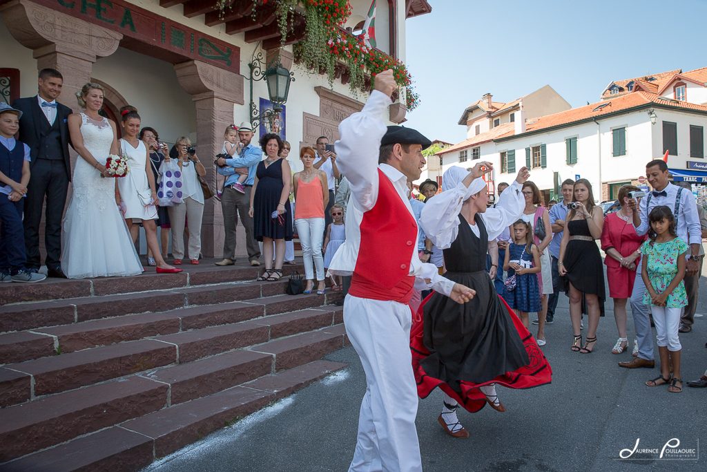 danse basque en honneur maries bidart