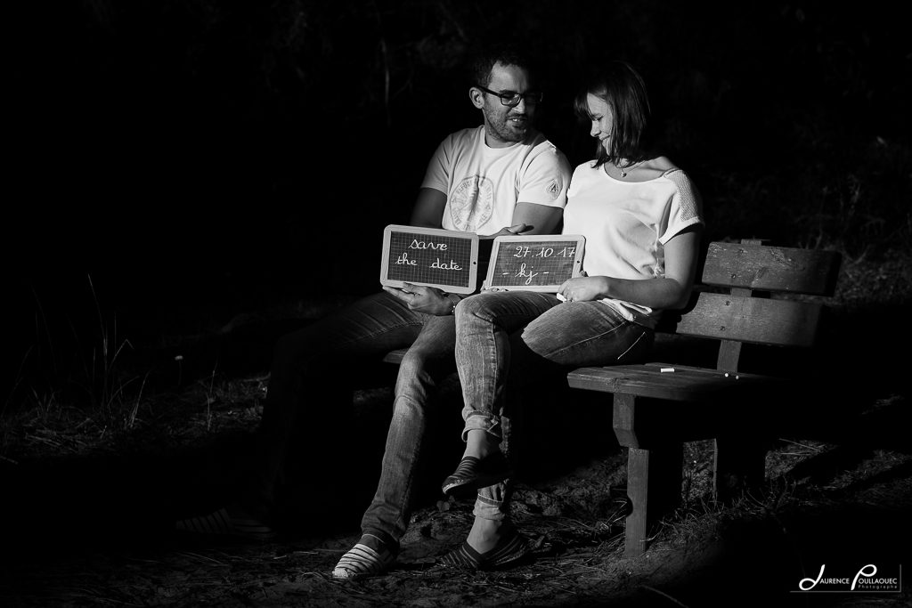 save the date couple laurence poullaouec photographe