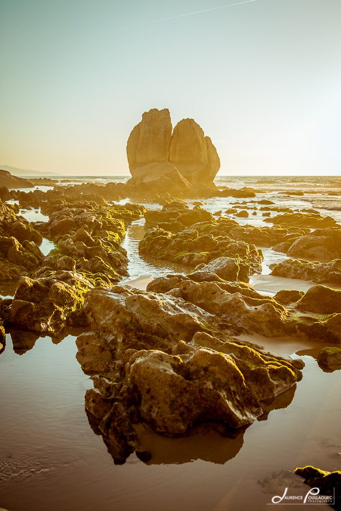 rocher-coeur-ocean-bidart rocher coeur ocean plage bidart