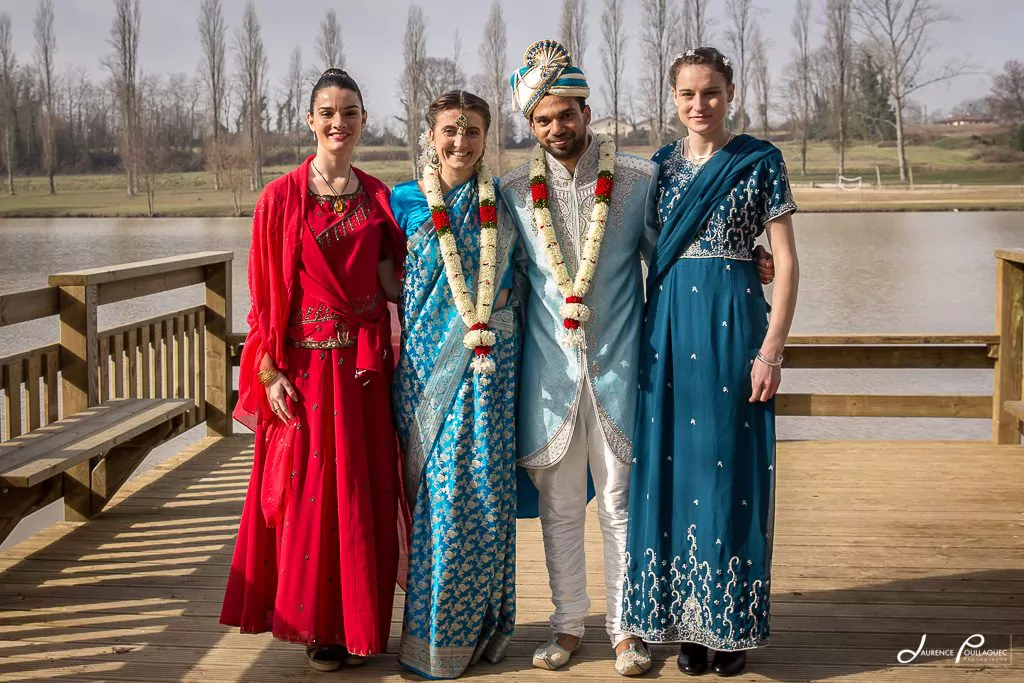 photos groupe mariage franco indien landes pays basque