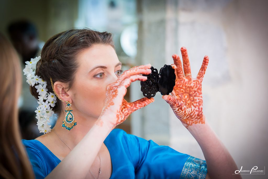 mariage-franco-indien-landes-regard-future-mariee maquillage mariee indien landes pays basque