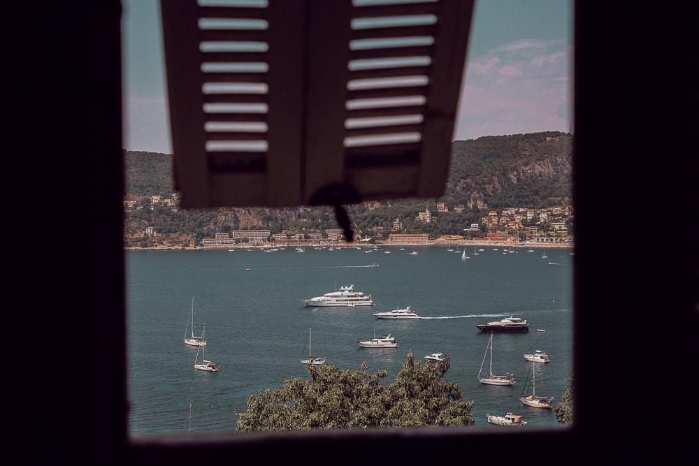 vue villefranche sur mer depuis villa ephrussi rothschild