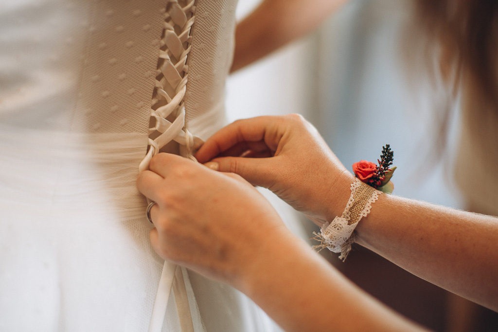 preparatifs mariée domaine de larbeou