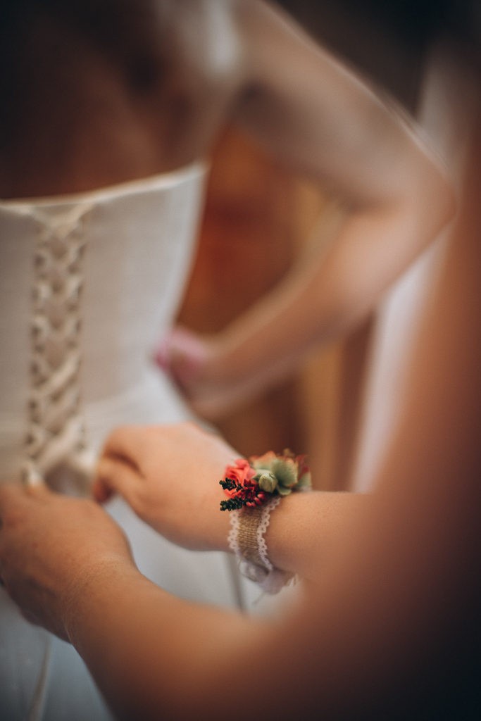 preparatifs mariée domaine de larbeou