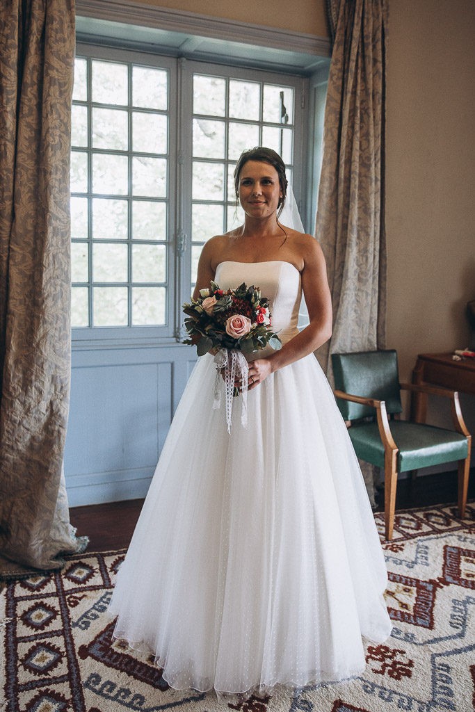 preparatifs mariée domaine de larbeou