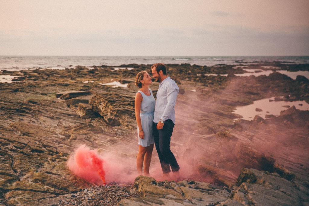 couple photo fumigene