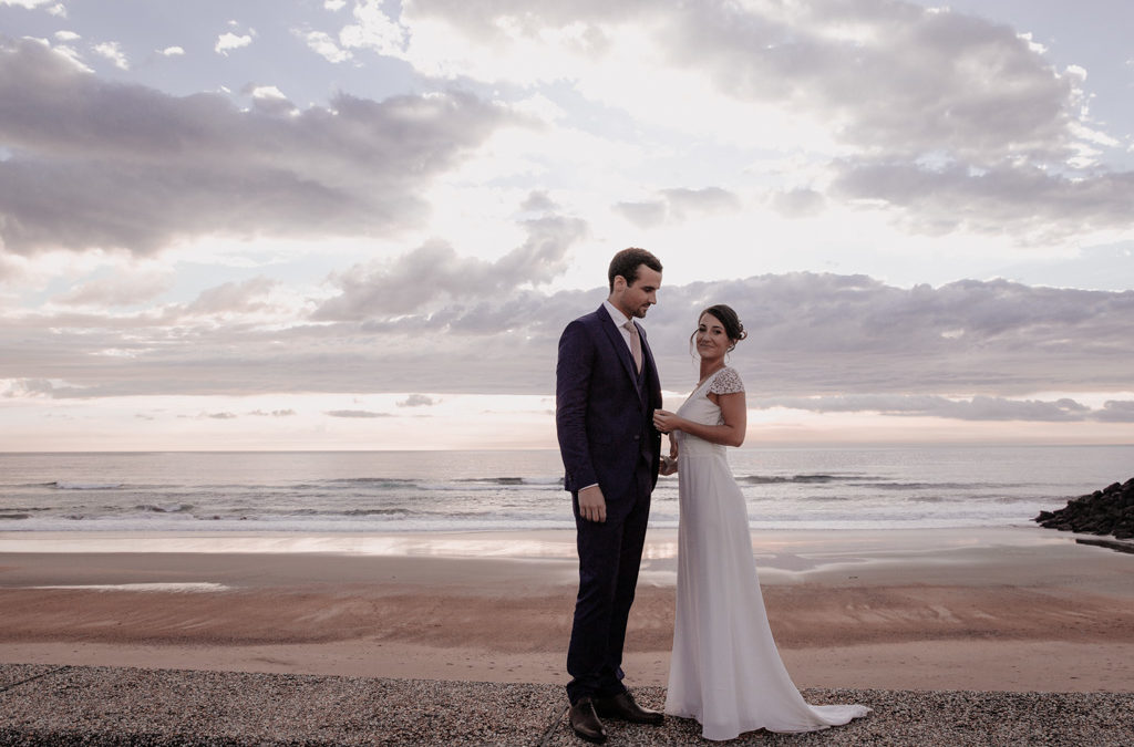 Mariage élégant à Biarritz