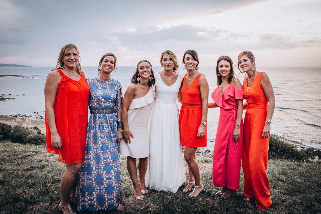 photo de groupe mariage