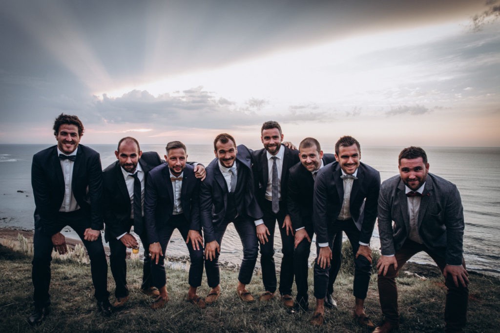 photo de groupe mariage