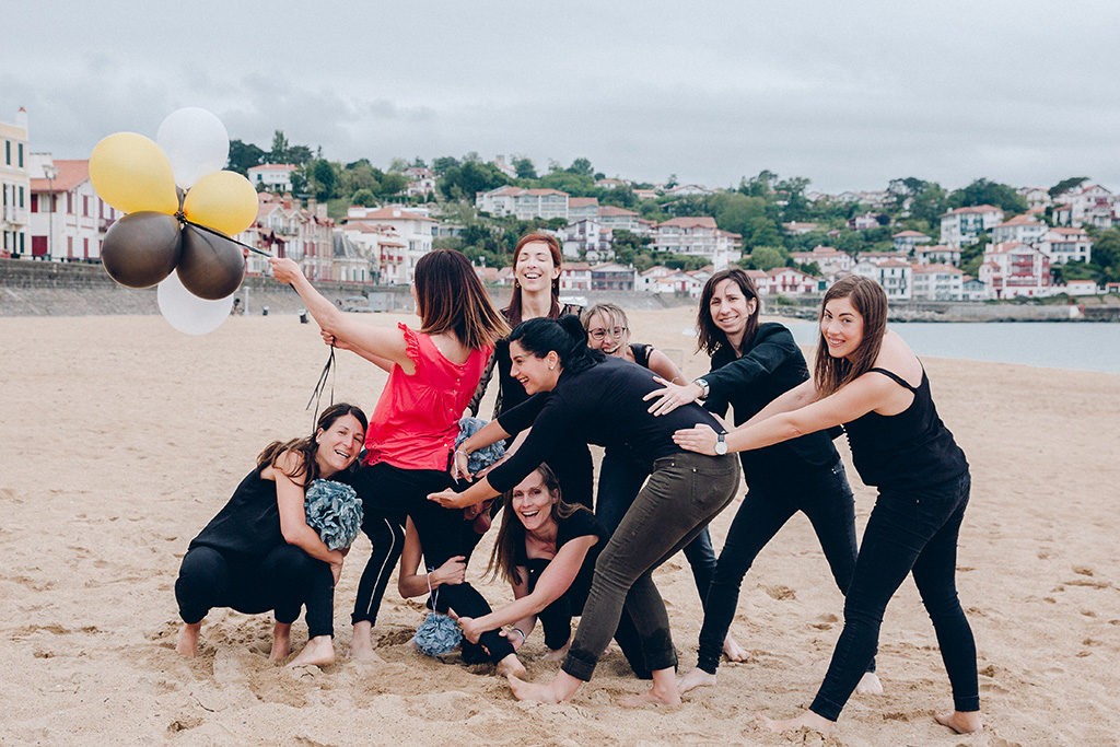 EVJF à la plage Saint jean de luz