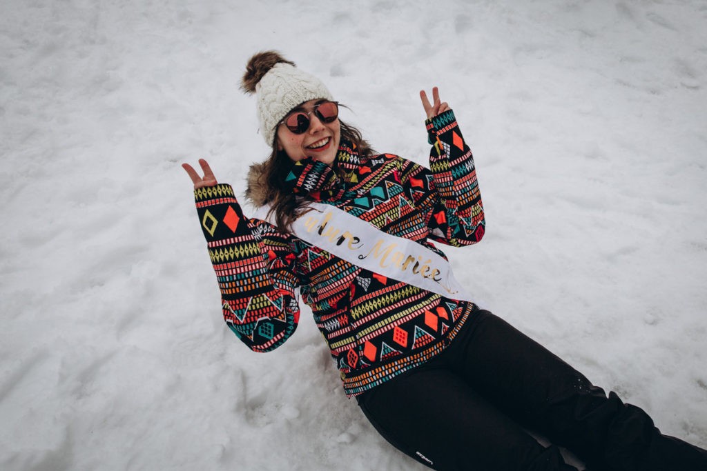 evjf à la neige