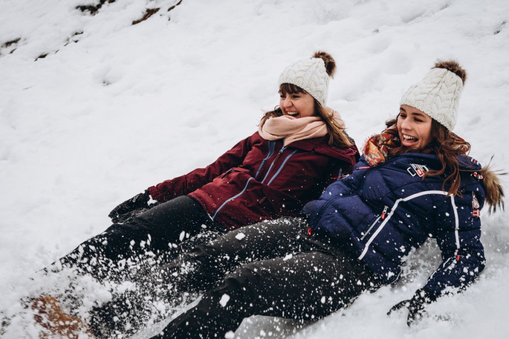 evjf à la neige