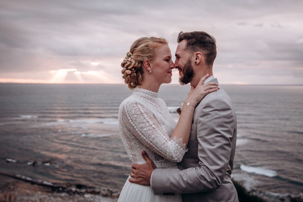 mariage au bord de l'ocean