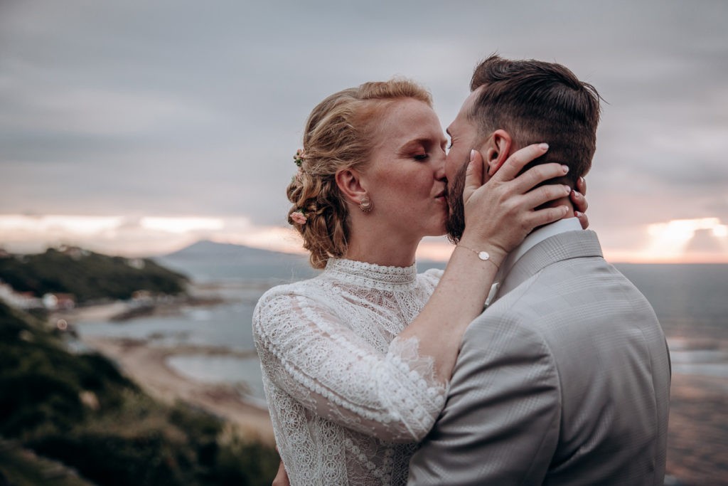 mariage au bord de l'ocean