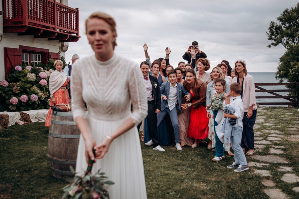 mariage au bord de l'ocean