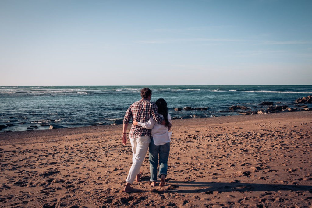 seance couple pays basque plage