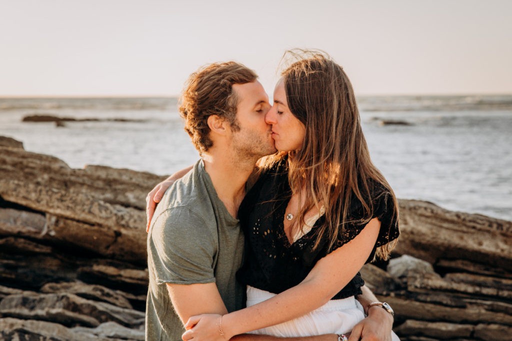 romantique seance couple plage