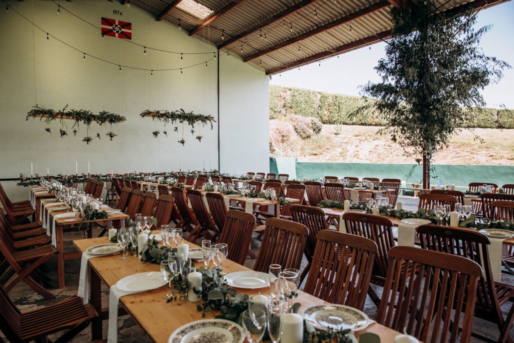 mariage mur à gauche