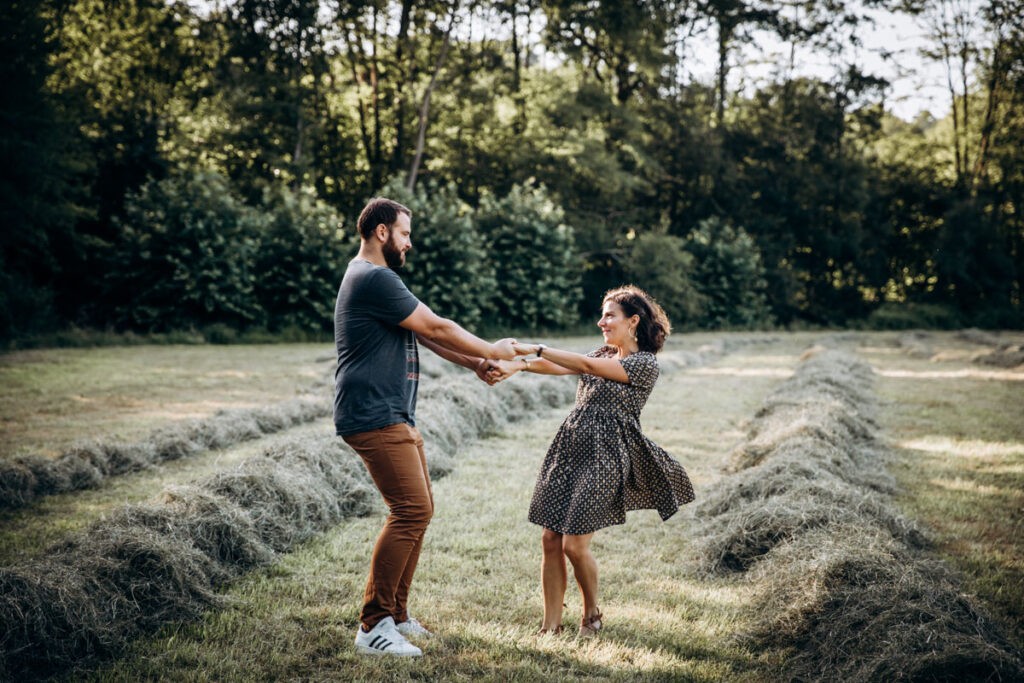 seance couple dans la nature