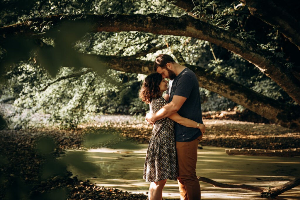seance couple dans la nature