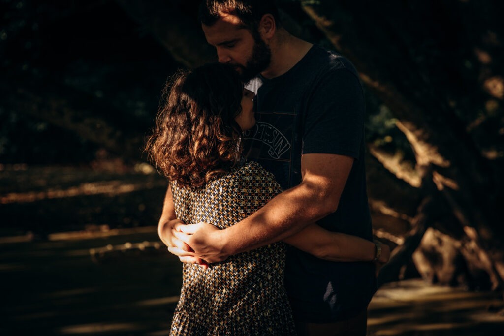 seance couple dans la nature