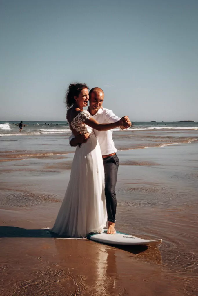 mariage surf pays basque