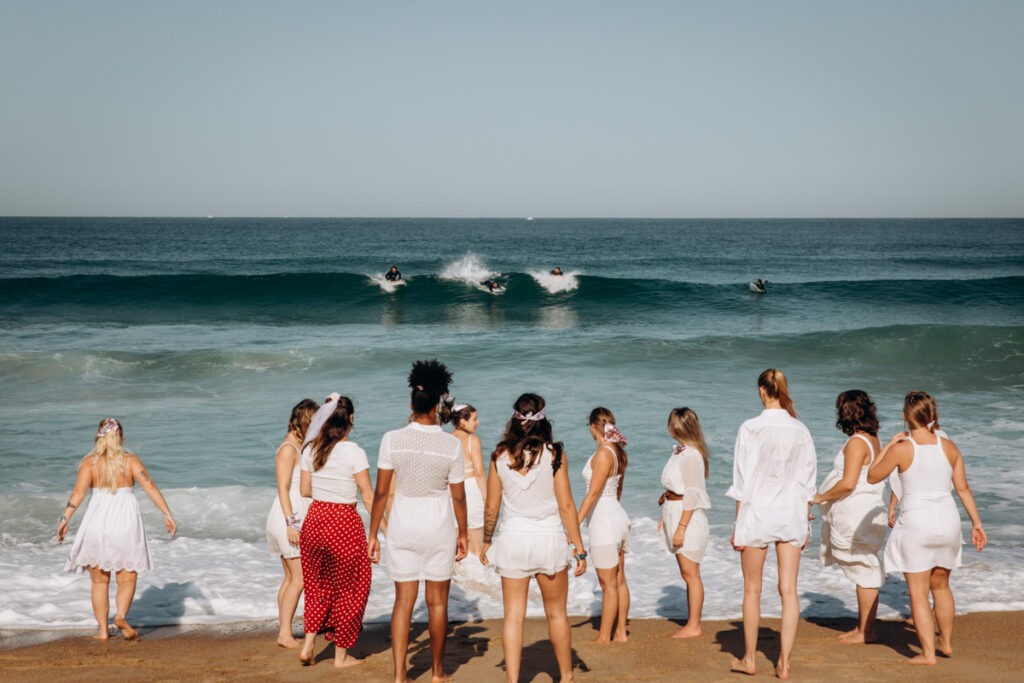 evjf à la plage hossegor