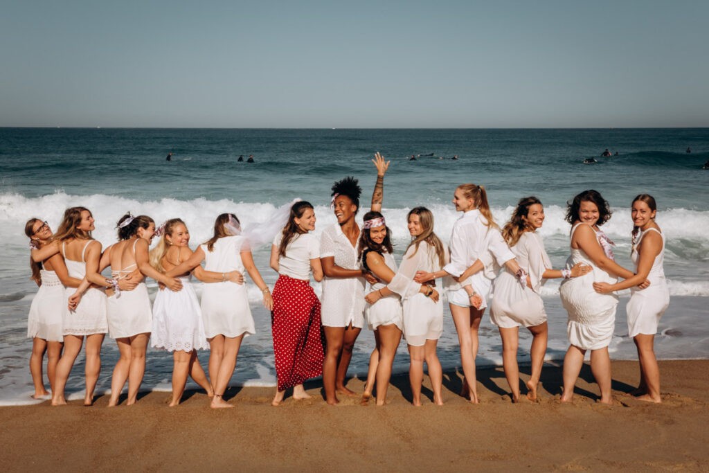 evjf à la plage hossegor