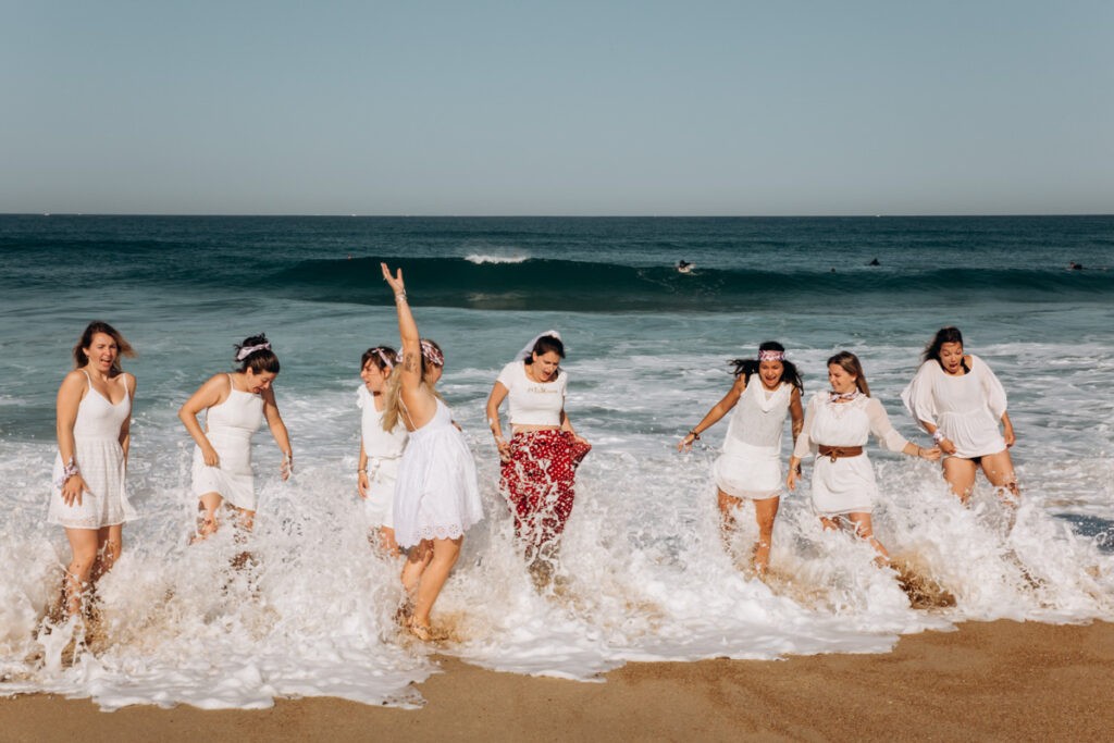 evjf à la plage hossegor