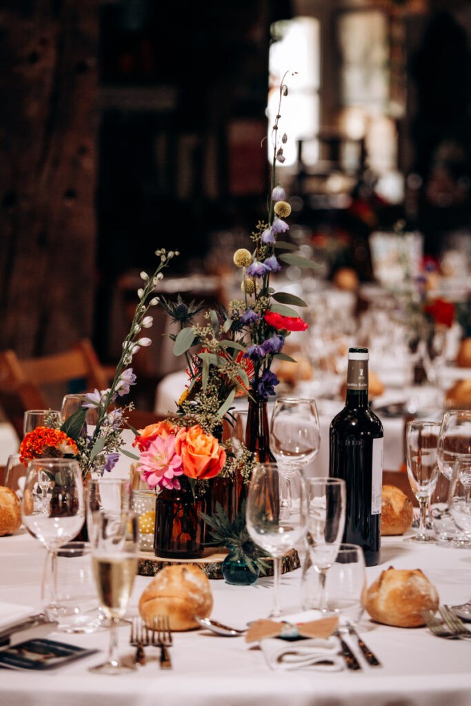 Mariage coloré et fleuri à la ferme inharria
