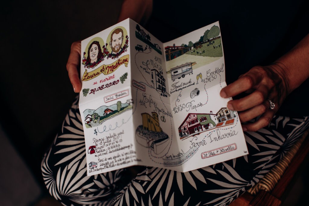 faire part mariage original