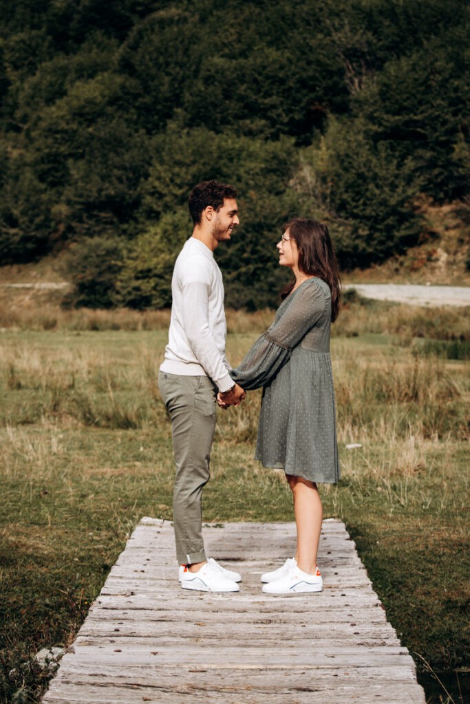 seance couple à la montagne