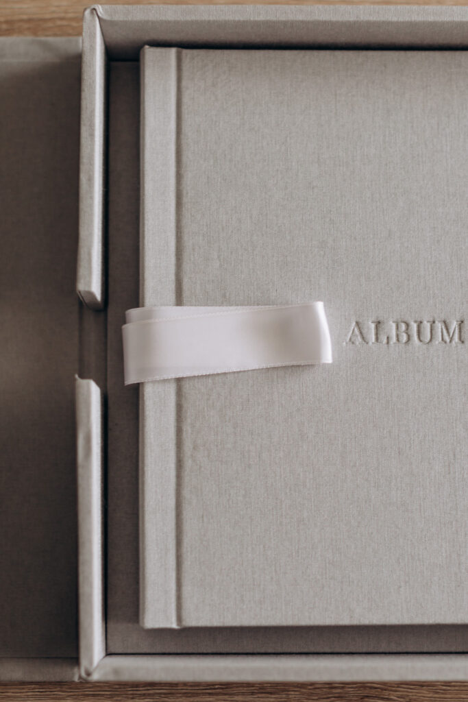 album de mariage par un photographe