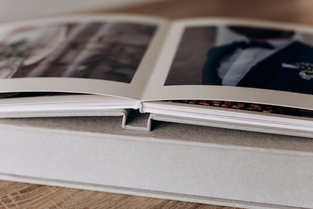 album de mariage par un photographe