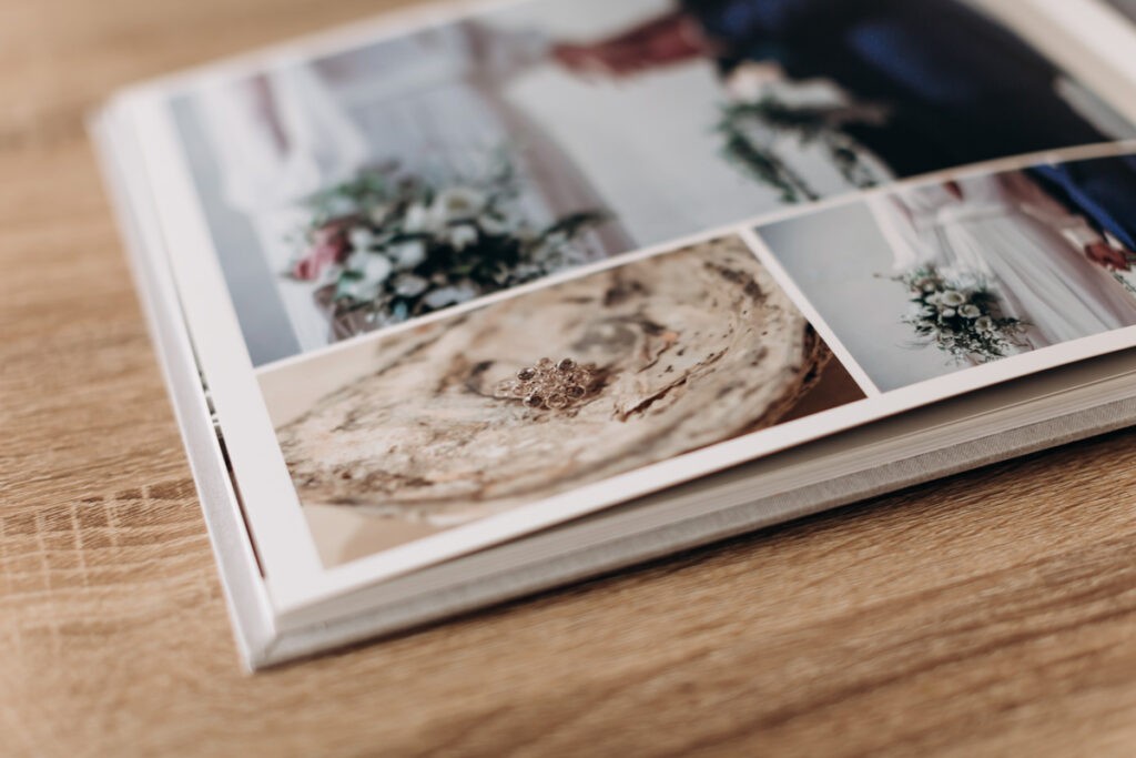 album de mariage par un photographe