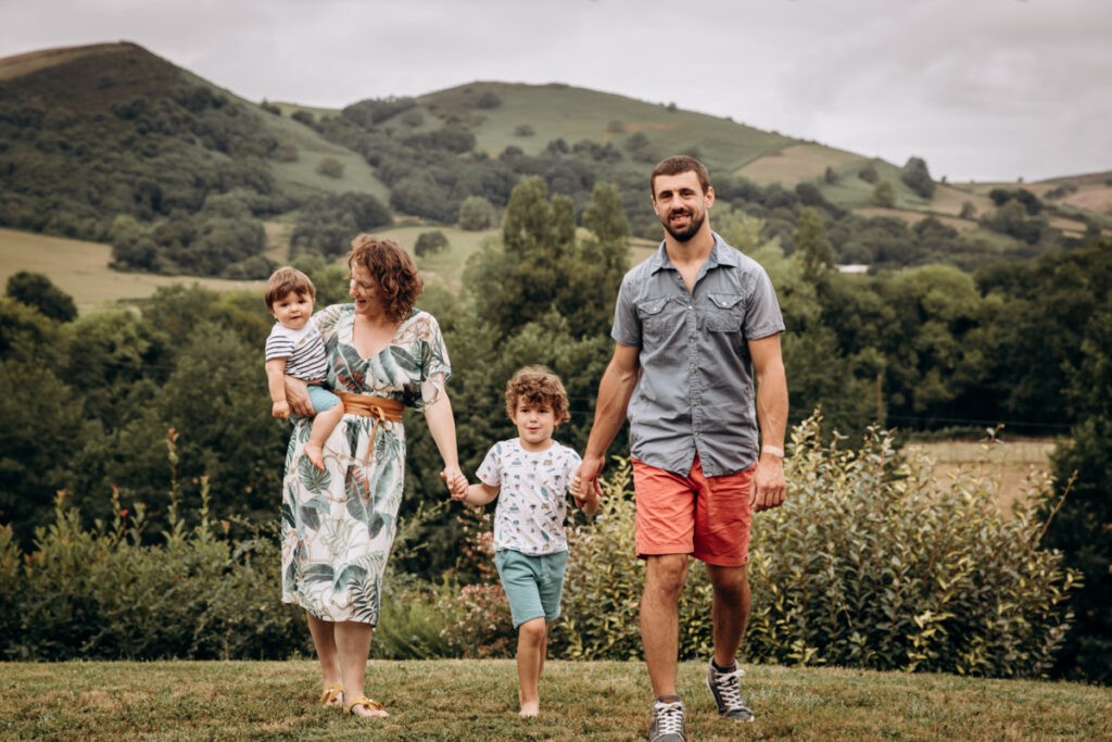 séance famille au pays basque