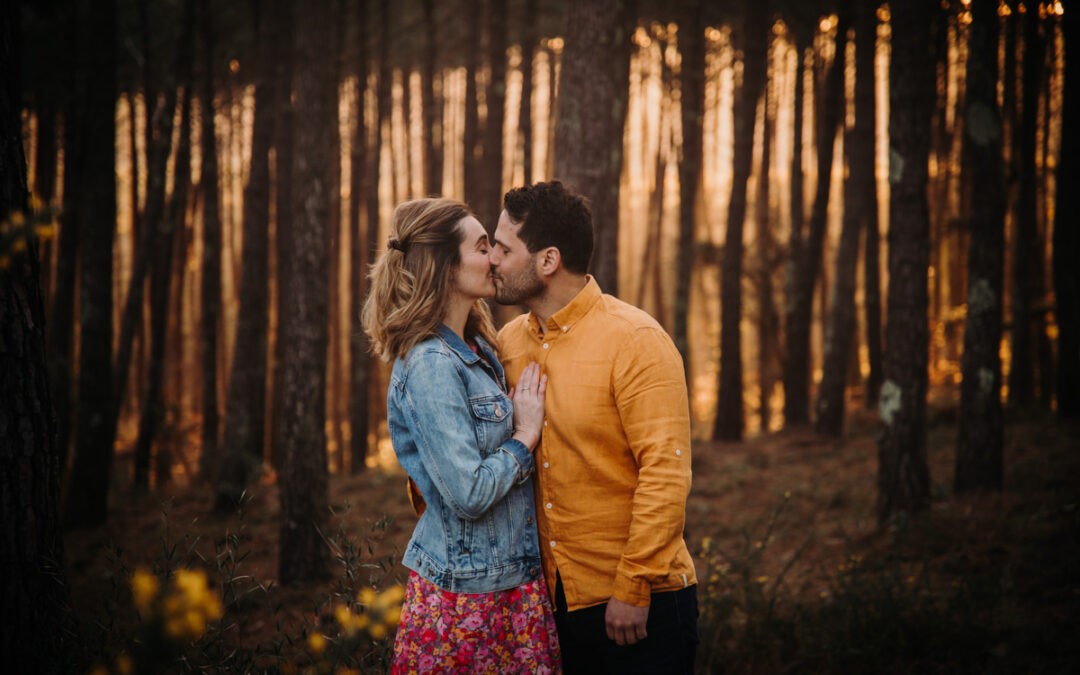 Séance engagement en foret des Landes