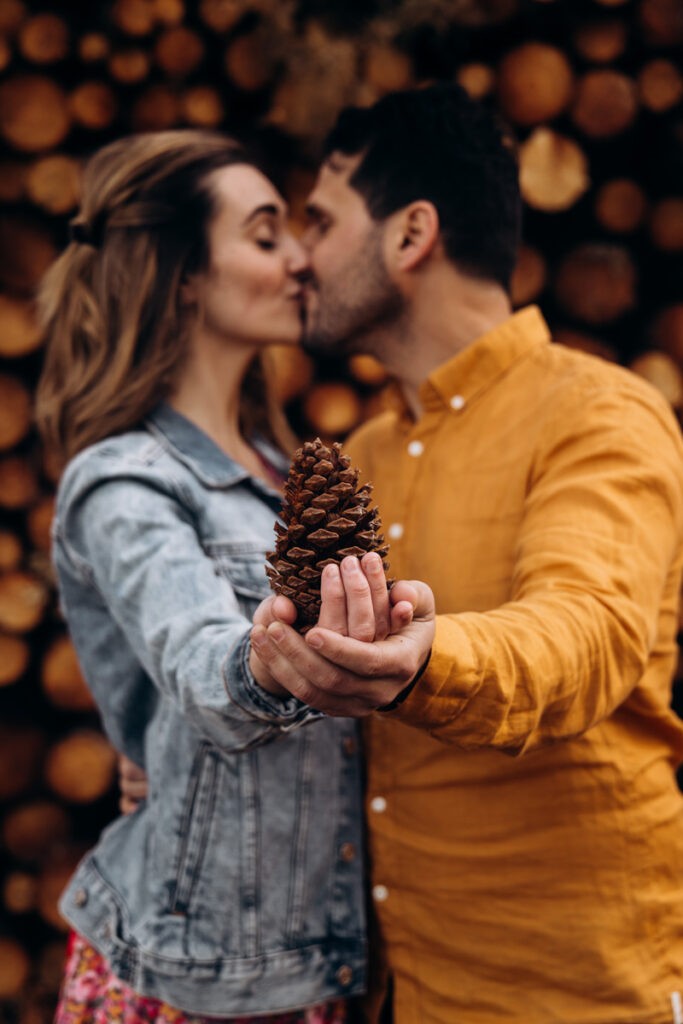 Séance engagement en foret de pins