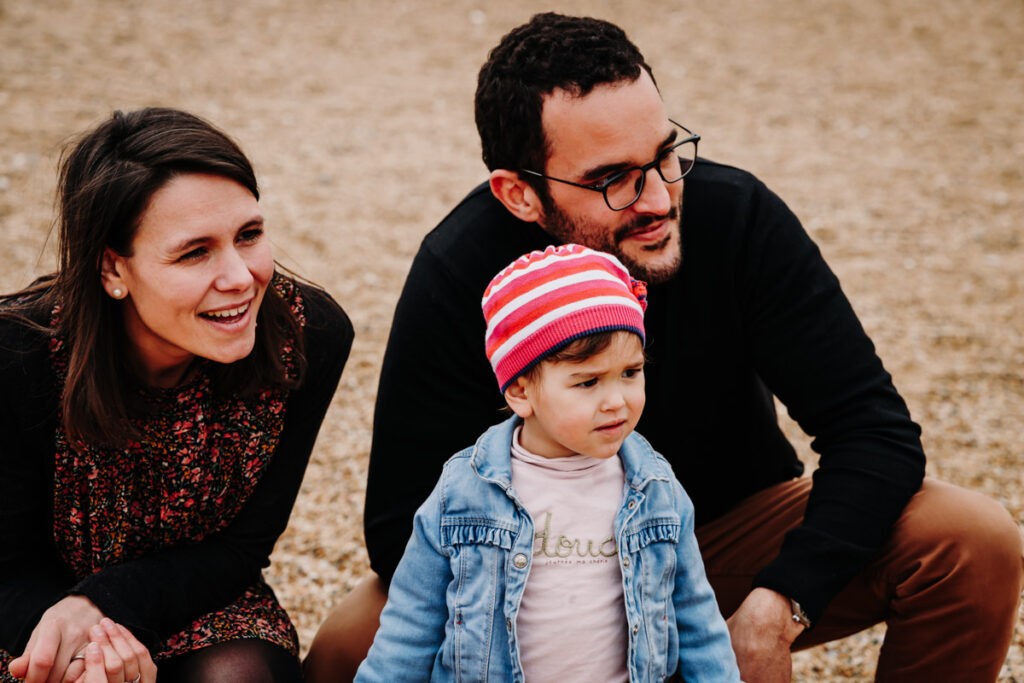 seance famille à la plage