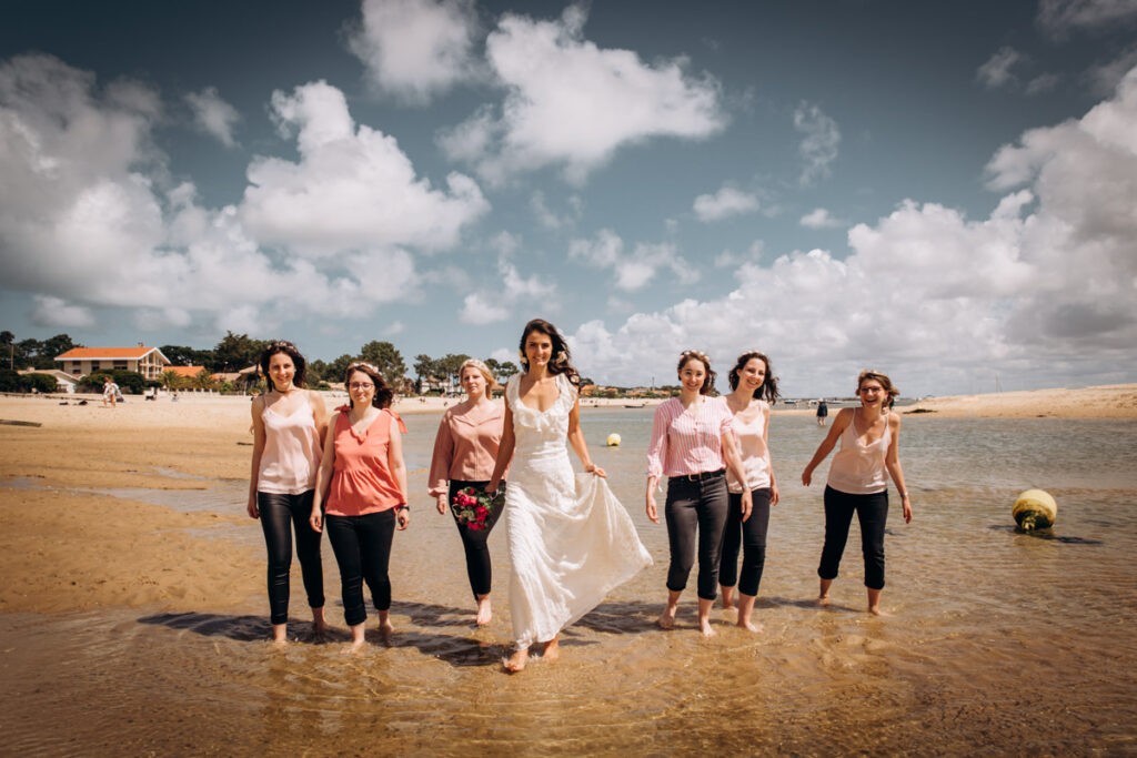 evjf à la plage cap ferret