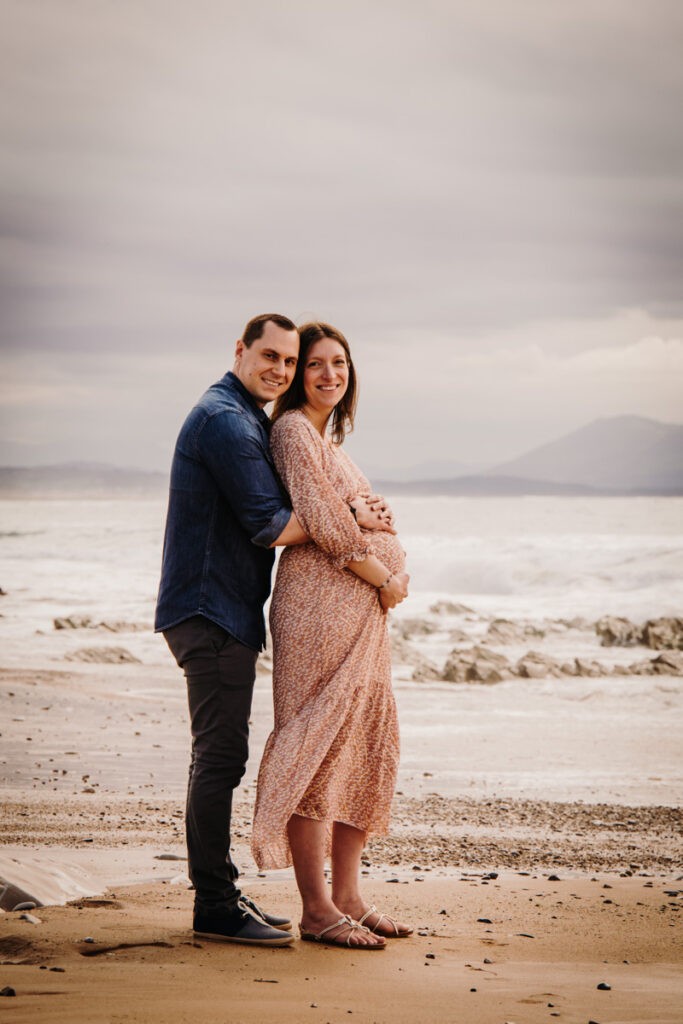seance grossesse à la plage