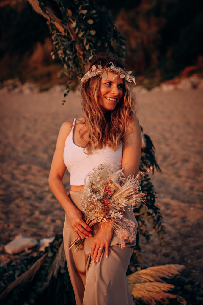 elopement sur la plage