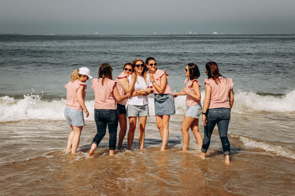 EVJF à la plage dans les landes