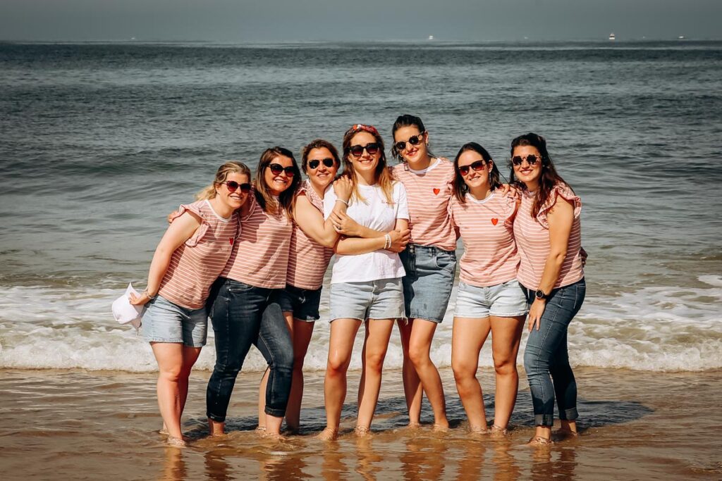 EVJF à la plage dans les landes
