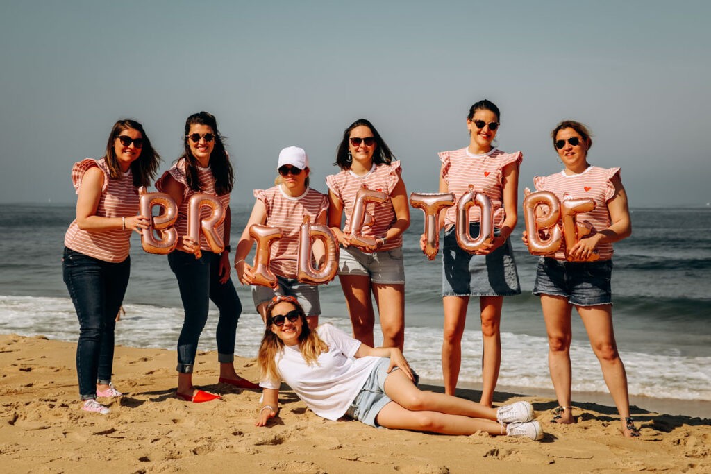EVJF à la plage dans les landes