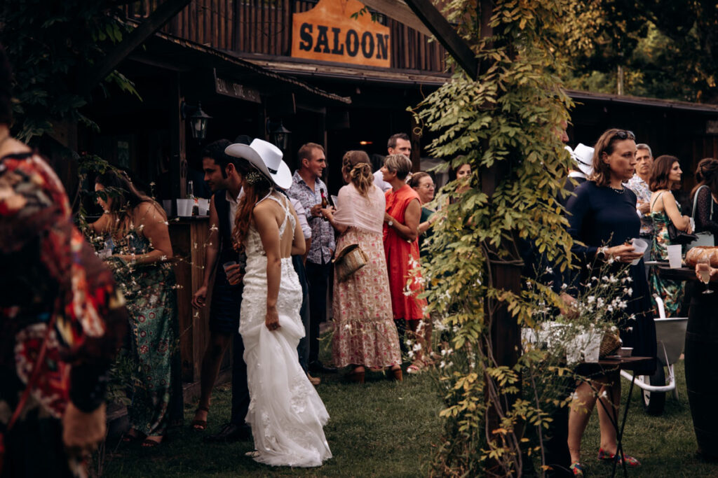 mariage dans un ranch