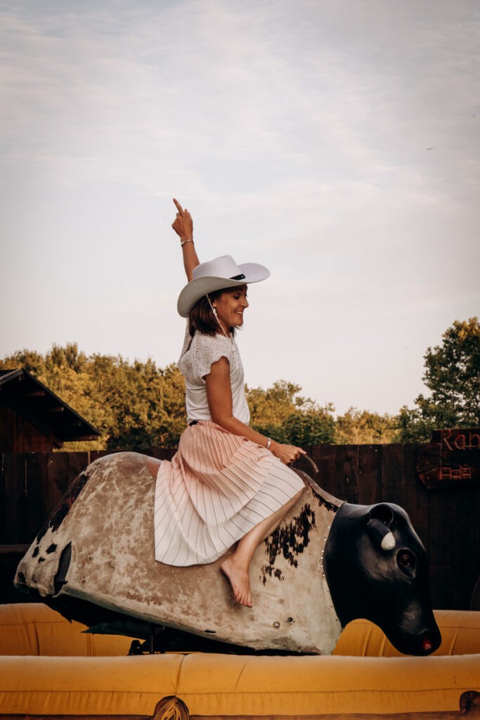 mariage dans un ranch
